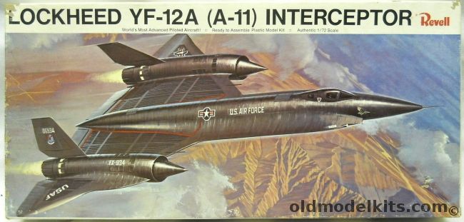 Revell 1/72 Lockheed YF-12A (A-11) Interceptor, H206-200 plastic model kit