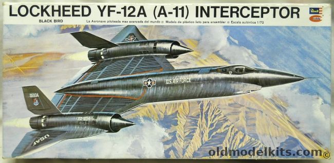 Revell 1/72 Lockheed YF-12A (A-11) Interceptor - Lodela, H206 plastic model kit