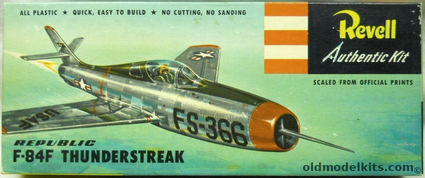 Revell 1/54 F-84F Thunderstreak - Pre 'S' Issue, H215-79 plastic model kit