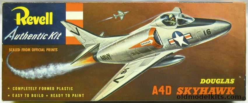 Revell 1/51 Douglas A4D Skyhawk - 'S' Issue (A-4), H232-89 plastic model kit