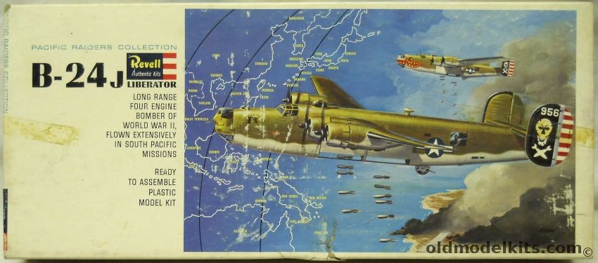 Revell 1/92 B-24J Liberator Pacific Raider Issue, H237-130 plastic model kit