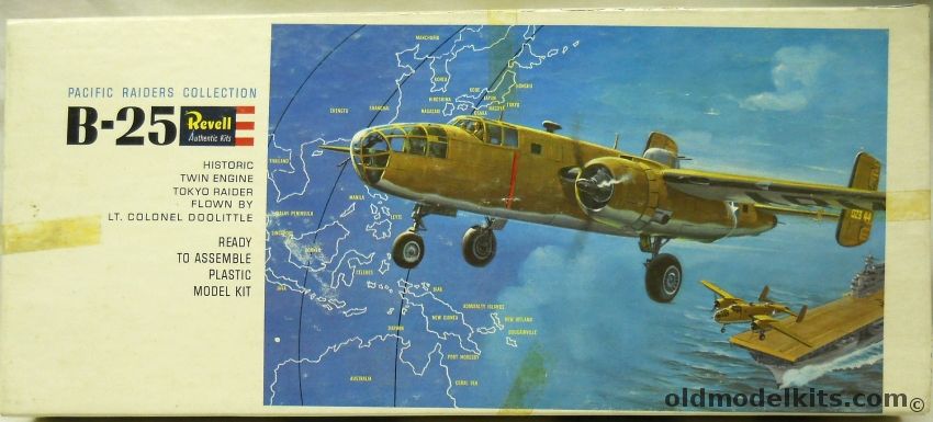 Revell 1/64 B-25 Mitchell Pacific Raiders, H238-130 plastic model kit