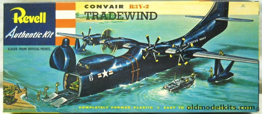 Revell 1/168 Convair R3Y-2 Tradewind -  'S' Issue  With No Rivets - (R3Y2), H238-98 plastic model kit