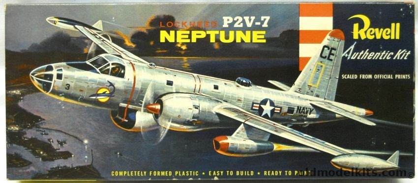 Revell 1/104 P2V-7 Neptune 'S' Issue - (P2V7), H239-98 plastic model kit