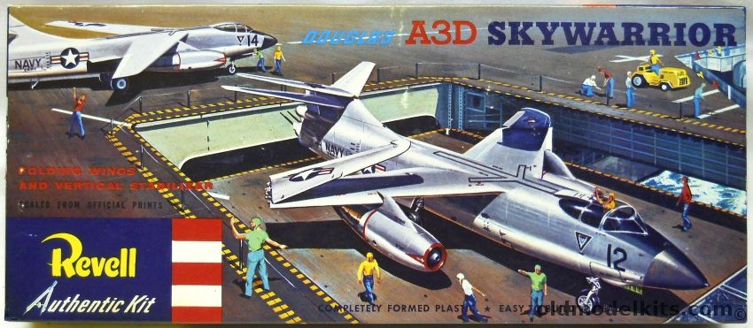 Revell 1/84 A3D Skywarrior (A-3) - 'S' Issue, H241-98 plastic model kit