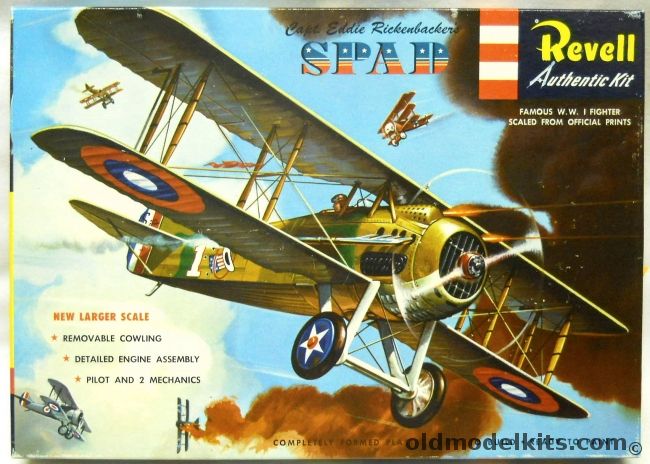 Revell 1/28 Rickenbacker's Spad XIII  - 'S' Issue, H256-198 plastic model kit