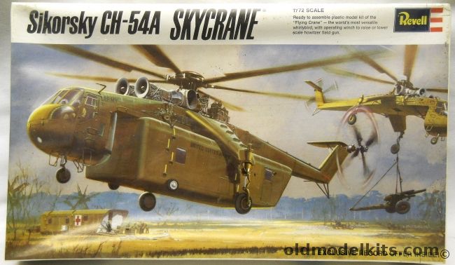 Revell 1/72 Sikorsky CH-54A Skycrane, H258 plastic model kit