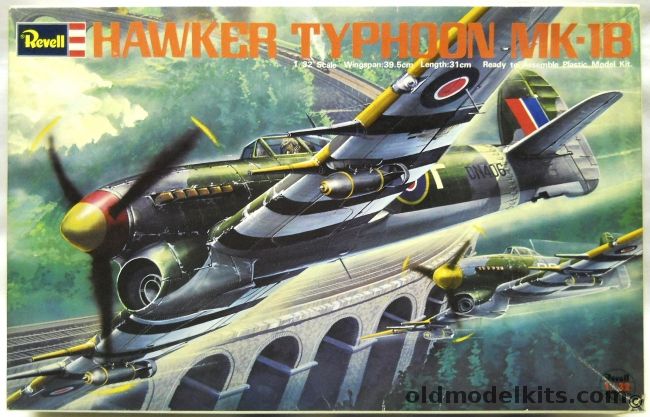 Revell 1/32 Hawker Typhoon Mk-1B - Japan Issue, H266 plastic model kit