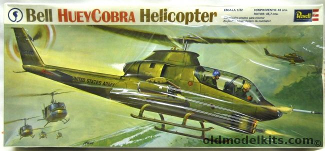 Revell 1/32 Bell AH-1 Huey Cobra Helicopter - Brazil Issue, H287 plastic model kit