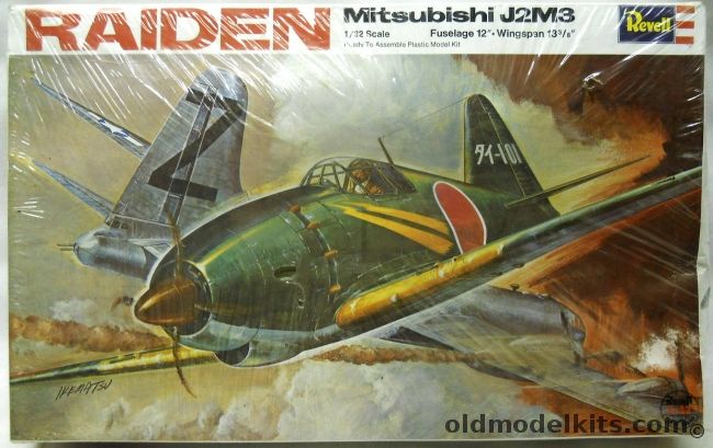 Revell 1/32 Mitsubishi J2M3 Raiden Jack, H288 plastic model kit