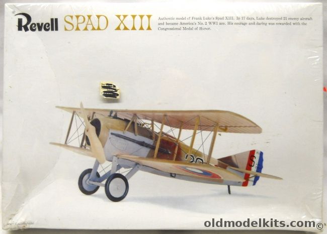 Revell 1/28 Frank Luke's Spad XIII, H290 plastic model kit