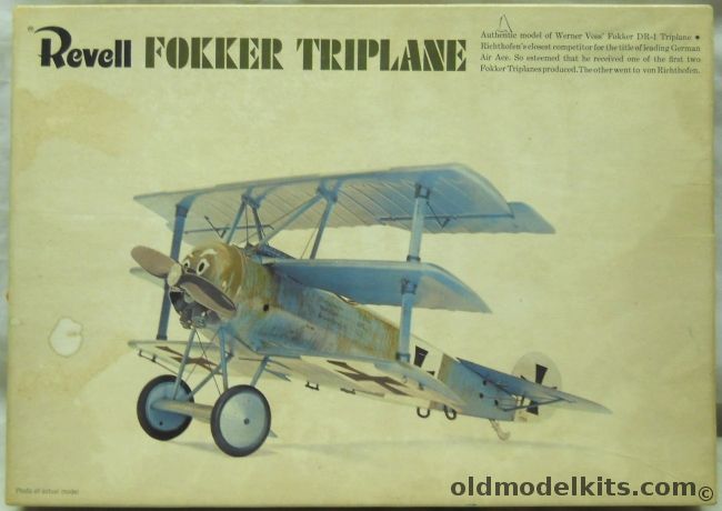 Revell 1/28 Werner Voss Fokker DR-1 Triplane, H292-150 plastic model kit