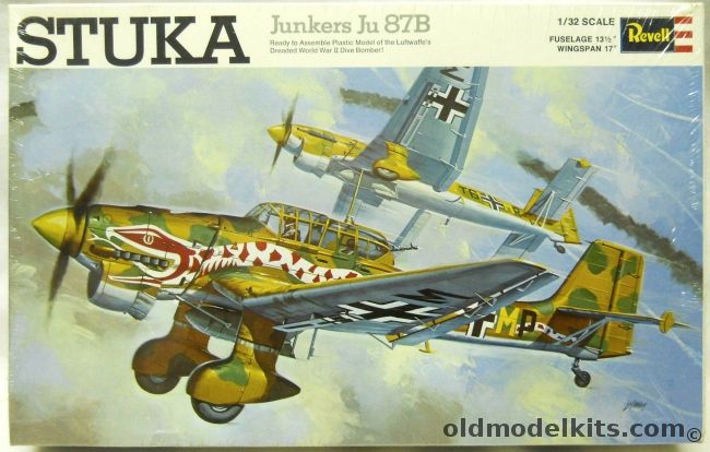 Revell 1/32 Junkers Ju-87B Stuka - The Snake, H298-300 plastic model kit
