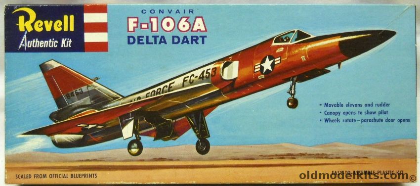 Revell 1/67 F-106A Delta Dart - 'S' Issue - (F-106), H298-98 plastic model kit