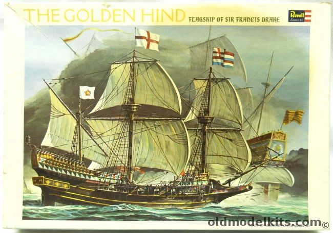 Revell 1/96 The Golden Hind Flagship of Sir Francis Drake, H324-300 plastic model kit