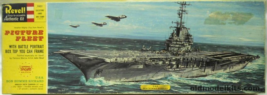 Revell 1/500 USS Bon Homme Richard - Picture Fleet 50 Years Of Naval Aviation Issue, H384-298 plastic model kit