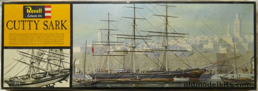 Revell 1/96 Cutty Sark Clipper Ship - 3 Feet Long, H394 plastic model kit