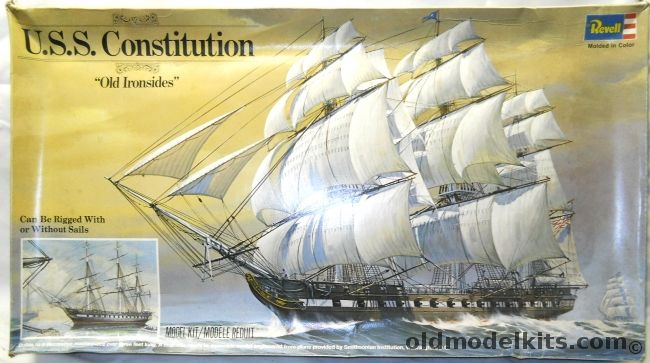 United States 1:96 Revell USS Constitution set of Standard sails for mode 