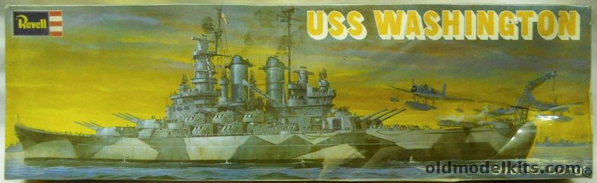 Revell 1/570 USS Washington - BB-56 Battleship, H401 plastic model kit