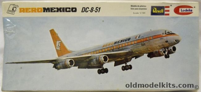 Revell 1/143 Douglas DC-8 AeroMexico - Lodela Issue (DC851), H4404 plastic model kit