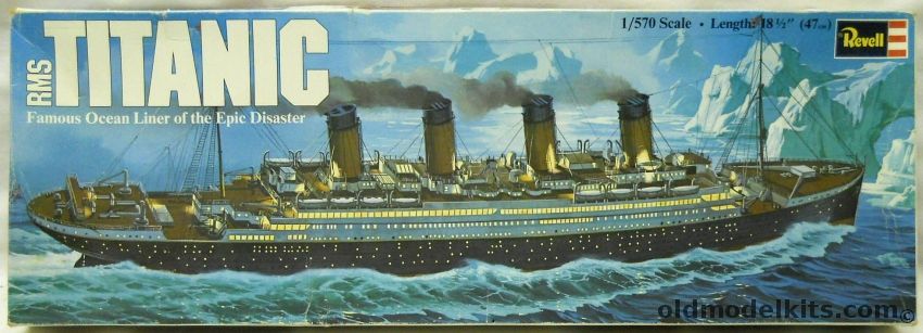 Revell 1/570 RMS Titanic Ocean Liner, H445 plastic model kit