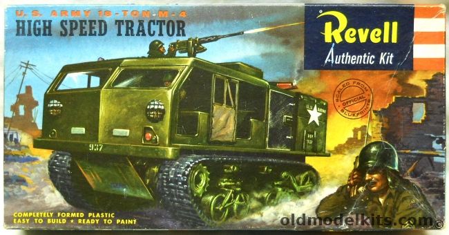 Revell 1/40 US Army 18 Ton M-4 High Speed Tractor - 'S' Issue, H536-98 plastic model kit