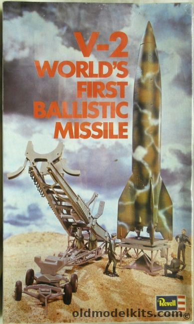 Revell 1/54 V-2 World's First Ballistic Missile - With Interior Details / Launcher / Trailer, H560-250 plastic model kit