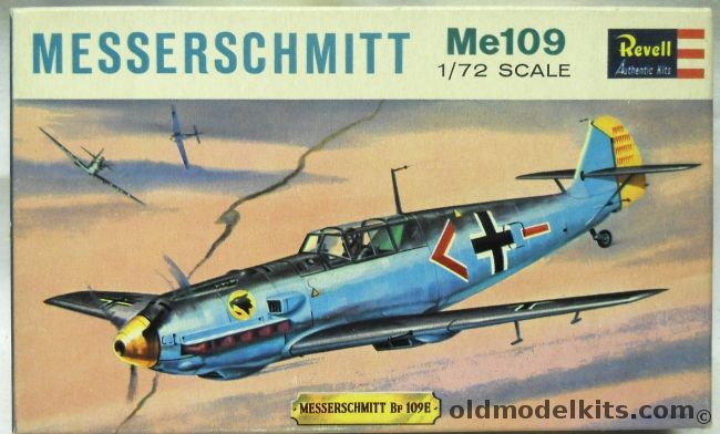 Revell 1/72 Messerschmitt Bf-109E, H612-49 plastic model kit