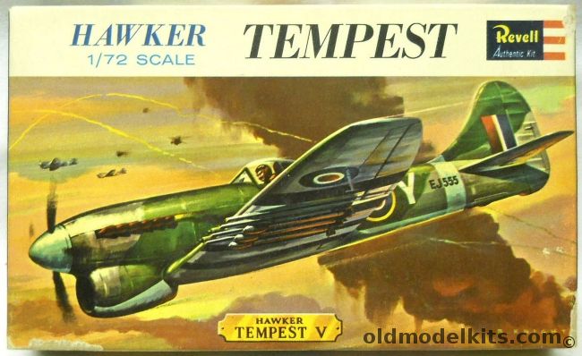 Revell 1/72 Hawker Tempest, H620-49 plastic model kit