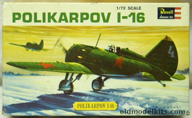Revell 1/72 TWO Polikarpov I-16, H635-50 plastic model kit