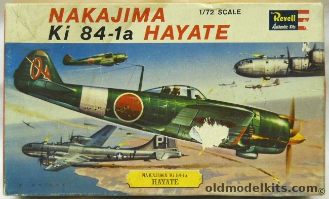Revell 1/72 Nakajima Ki-84-1a Hayate Frank - (Ki-84), H637-50 plastic model kit