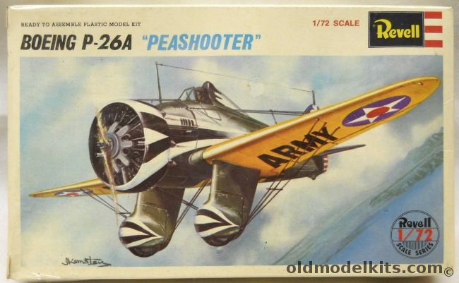 Revell 1/72 Boeing P-26A Peashooter, H656-70 plastic model kit