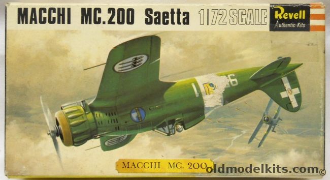 Revell 1/72 Macchi MC-200 Saetta - (MC.200), H657 plastic model kit