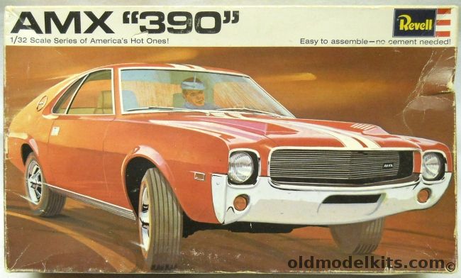 Revell 1/32 AMX 390, H1296 plastic model kit