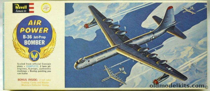 Revell 1/184 B-36 - Master Modeler Club And Air Power Series, H139-98 plastic model kit