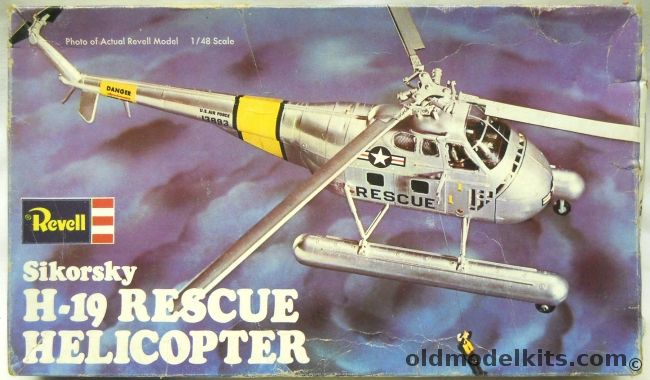 Revell 1/48 Sikorsky H-19 Rescue Helicopter, H173 plastic model kit