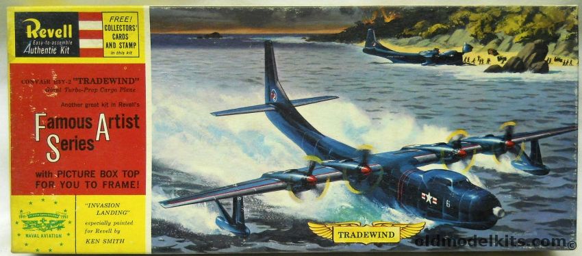 Revell 1/168 Convair R3Y-2 Tradewind - Famous Artist Series Issue - (R3Y2), H178-98 plastic model kit