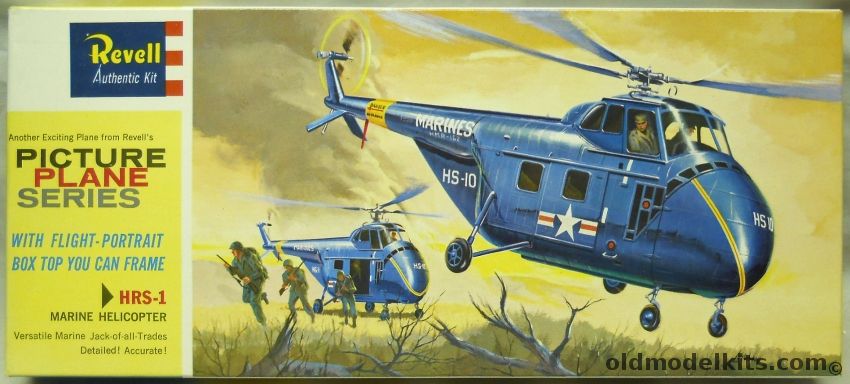 Revell 1/48 HRS-1 Marine Helicopter - Picture Plane Series, H181-130 plastic model kit
