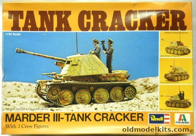 Revell 1/35 Marder III - 75mm Tank Cracker - 23rd Panzer Division / 90th Panzer Division / 71st Infantry Division, H2101 plastic model kit