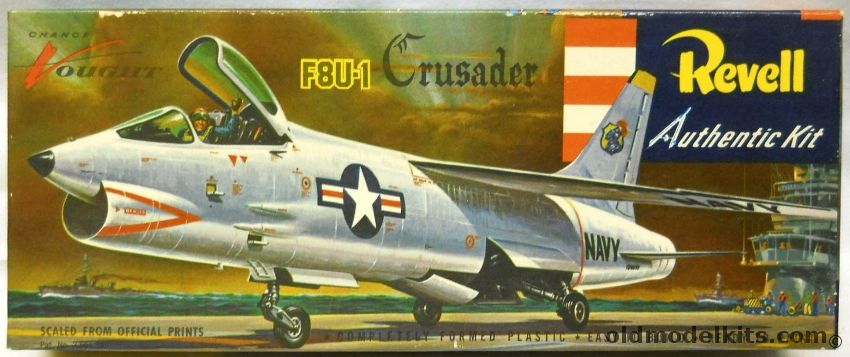 Revell 1/67 F8U-1 Crusader - 'S' Issue - (F8U1  F8), H250-89 plastic model kit