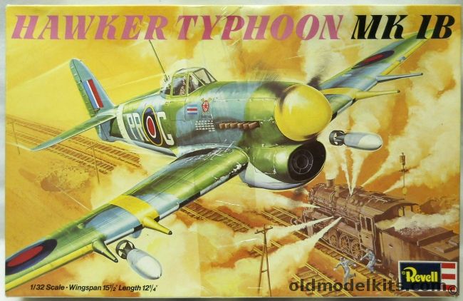 Revell 1/32 Hawker Typhoon MK IB - Ace Roland Beamont, H266 plastic model kit