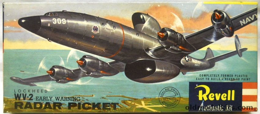 Revell 1/128 Lockheed WV-2 Early Warning Radar Picket - 'S' Kit, H279-98 plastic model kit