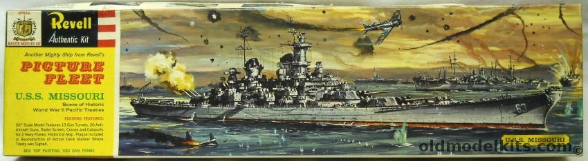 Revell 1/535 BB-63 USS Missouri - Picture Fleet Issue  With Master Modelers Stamp, H300-198 plastic model kit