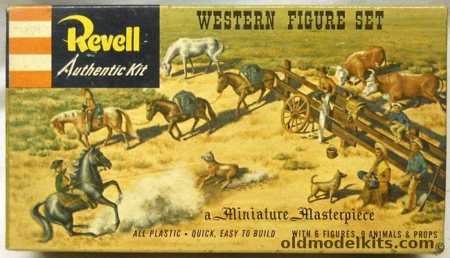 Revell 1/48 Western Figure Set - Miniature Masterpiece, H509-98 plastic model kit