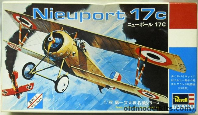 Revell 1/72 Nieuport 17c - Japan Takara Issue, H631-300 plastic model kit