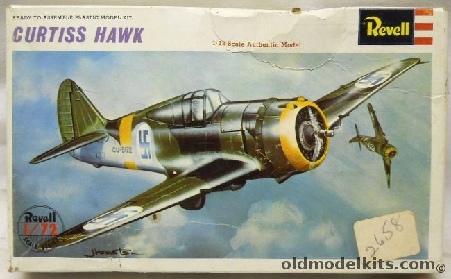 Revell 1/72 Curtiss Hawk 75A - P-36 Finland, H658 plastic model kit