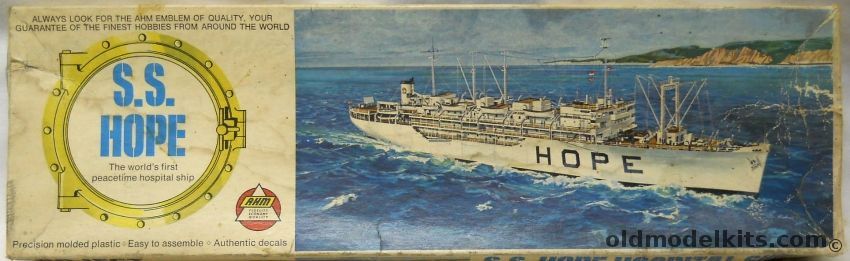 Revell 1/500 S.S. Hope Hospital Ship - The World's First Peacetime Hospital Ship (Revell), N304-325 plastic model kit