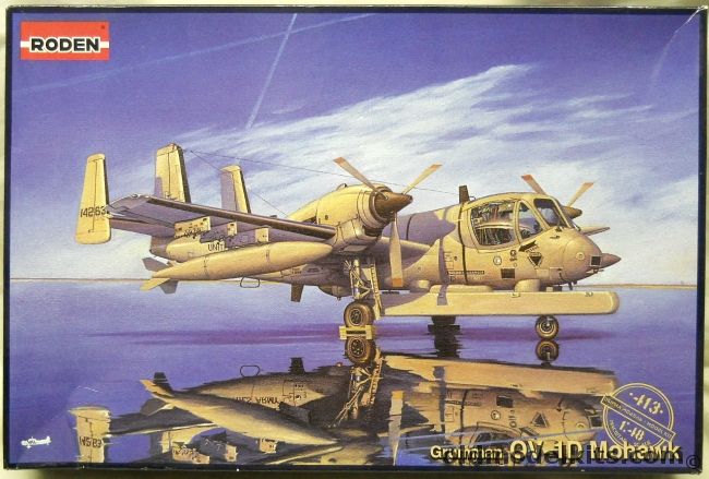 Roden 1/48 Grumman OV-1D Mohawk, 413 plastic model kit