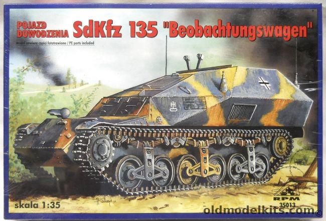 RPM 1/35 SdKfz 135 Beobachtungswagen, 35013 plastic model kit