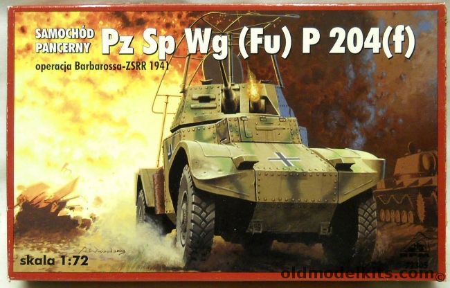 RPM 1/72 TWO Pz Ps Wg (Fu) P 204(f) - Operation Barbarossa USSR 1941 - (Panzer Spahwagen P204f 1941), 72305 plastic model kit
